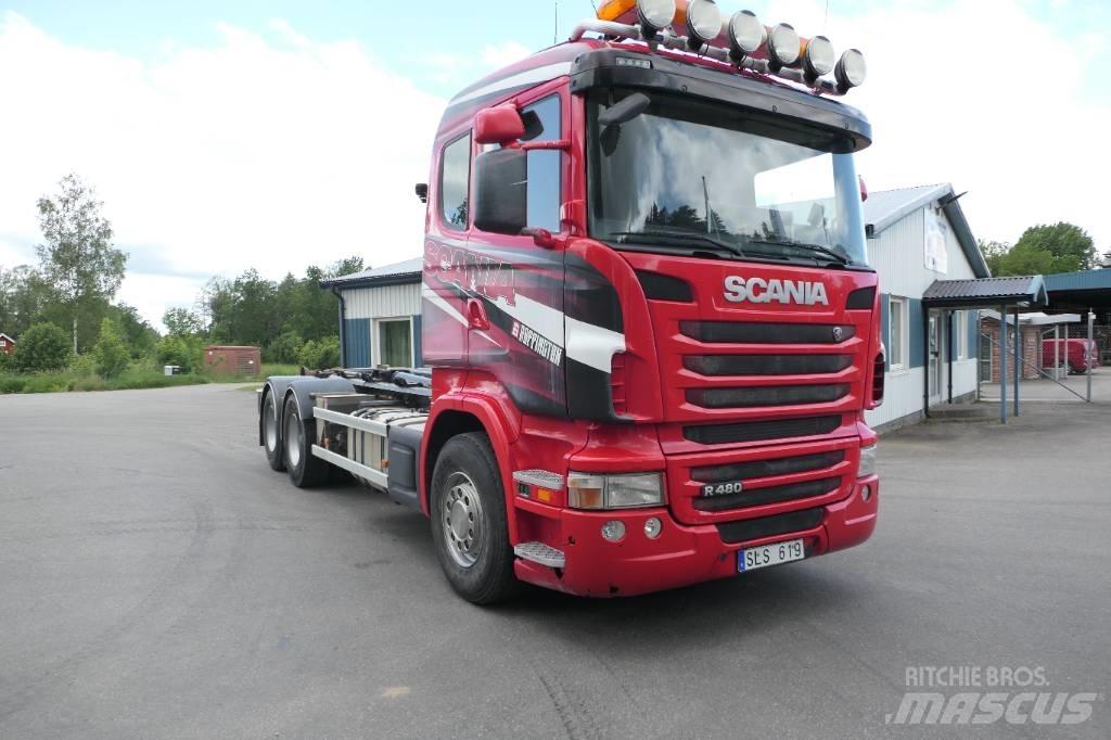 Scania R480lb6x2hsz شاحنات الرافعات الخطافية