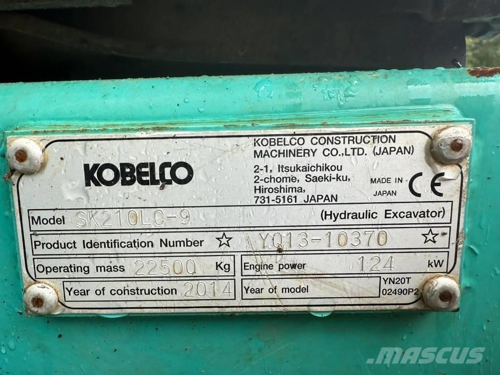Kobelco SK 210 LC-9 حفارات زحافة