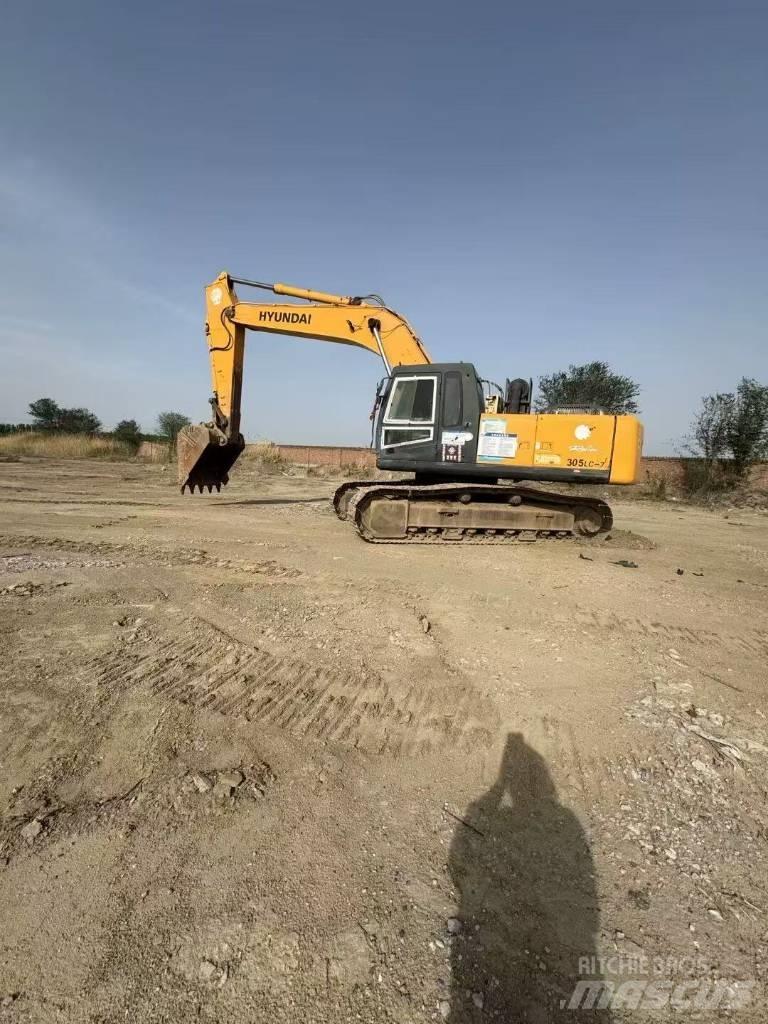Hyundai R305lc-7 حفارات زحافة