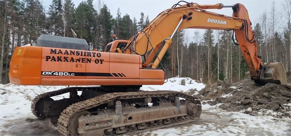 Doosan DX 480 LC حفارات زحافة