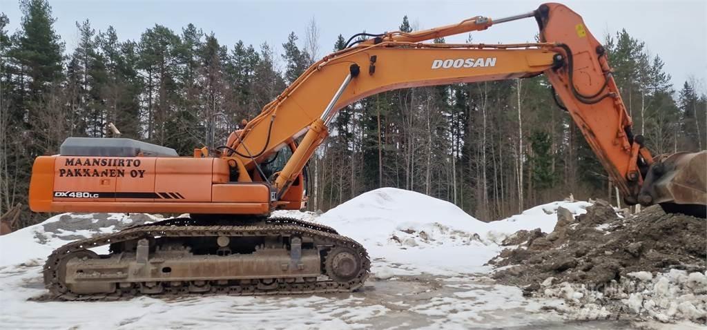Doosan DX 480 LC حفارات زحافة