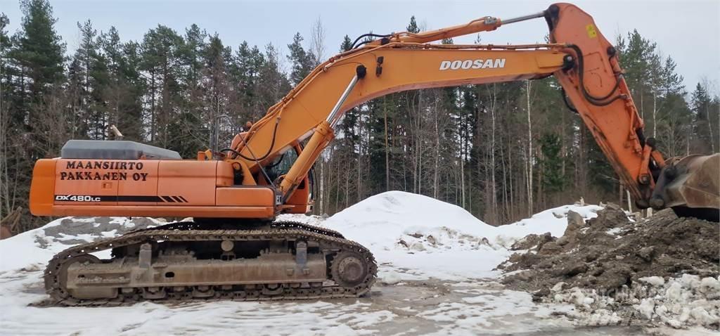 Doosan DX 480 LC حفارات زحافة
