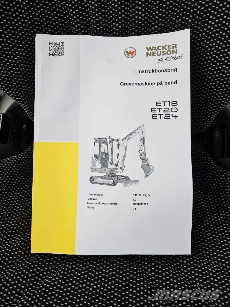 Wacker Neuson ET 18 حفارات صغيرة أقل من 7 طن (حفارات صغيرة)