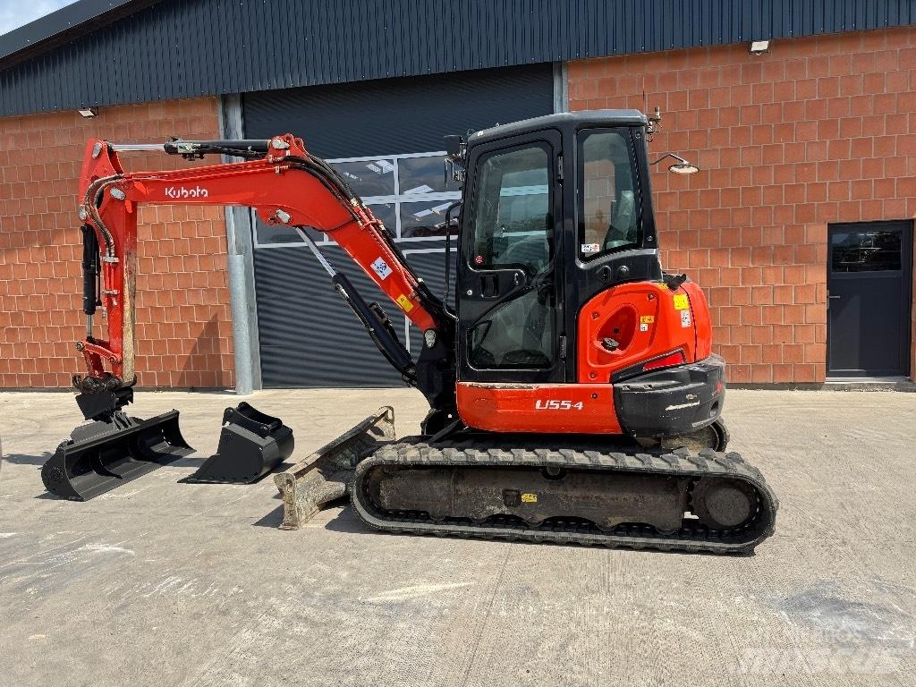 Kubota U 55-4 حفارات صغيرة أقل من 7 طن (حفارات صغيرة)