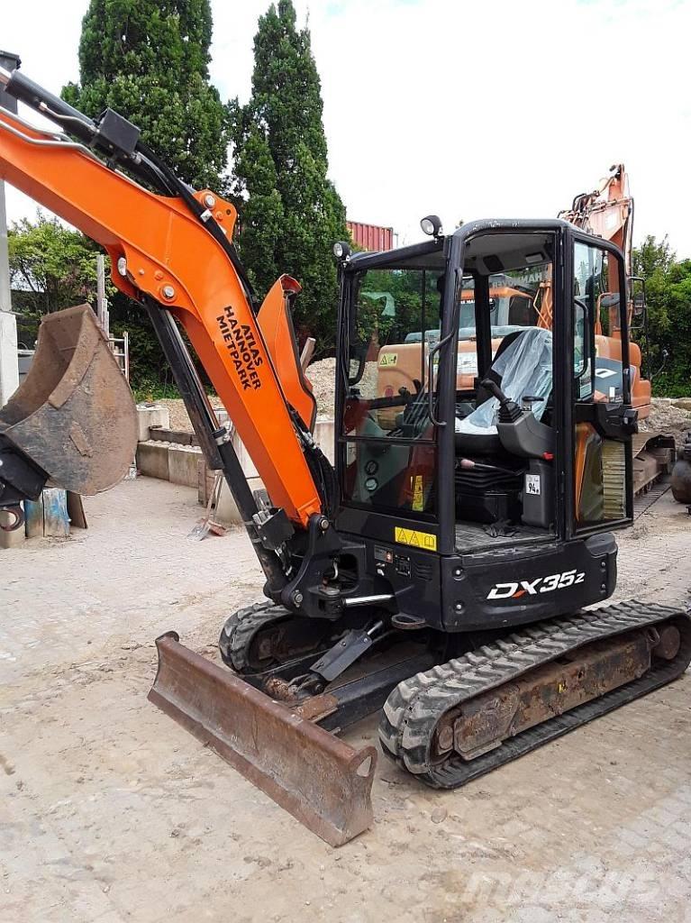 Doosan DX 35 Z حفارات صغيرة أقل من 7 طن (حفارات صغيرة)