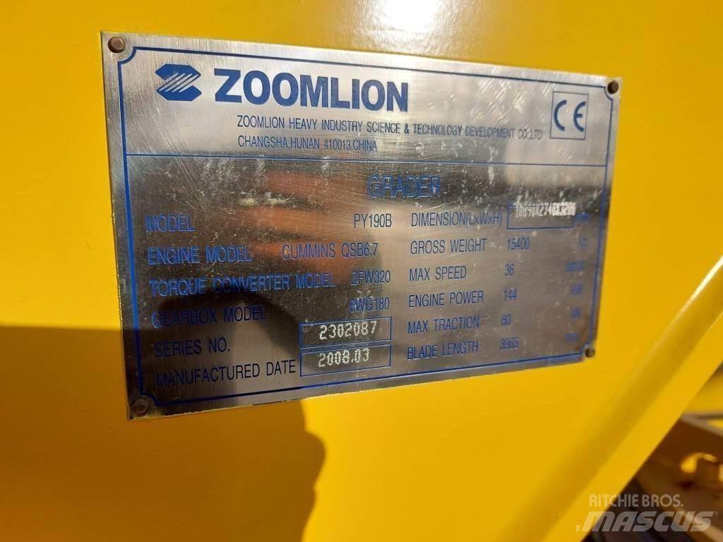 Zoomlion PY190B معدات تمهيد الطرق