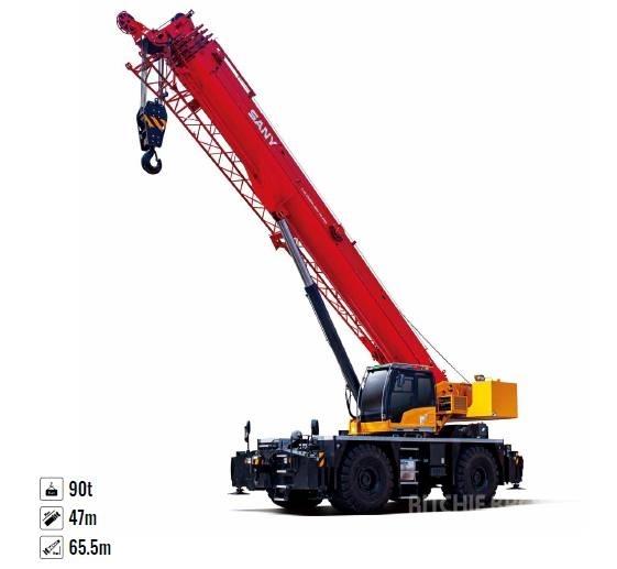 Sany SRE900 / 90 tons رافعات صالحة لكل أنواع الطرق