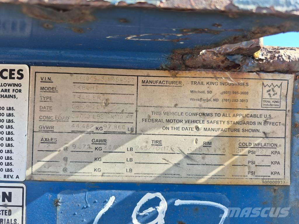 Trail King TK80HT مقطورات أخرى