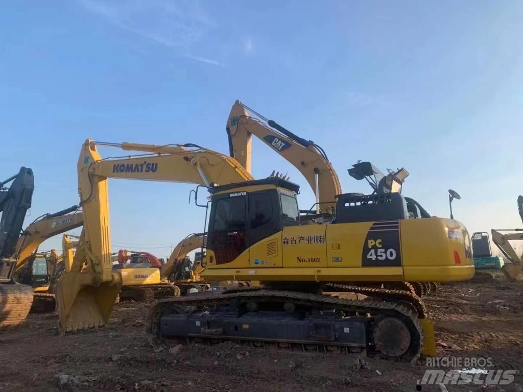 Komatsu pc450 حفارات زحافة