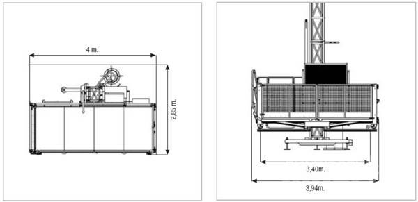 Camac ECP-1500 رافعات السارية الرأسية