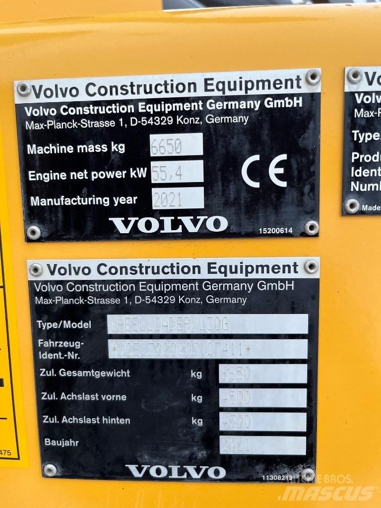 Volvo L 30 G لوادر بعجل