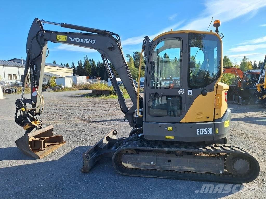 Volvo ECR 58 D حفارات صغيرة أقل من 7 طن (حفارات صغيرة)