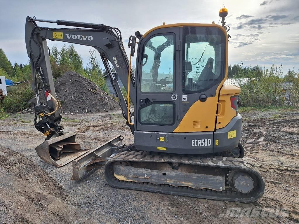 Volvo ECR 58 D حفارات صغيرة أقل من 7 طن (حفارات صغيرة)