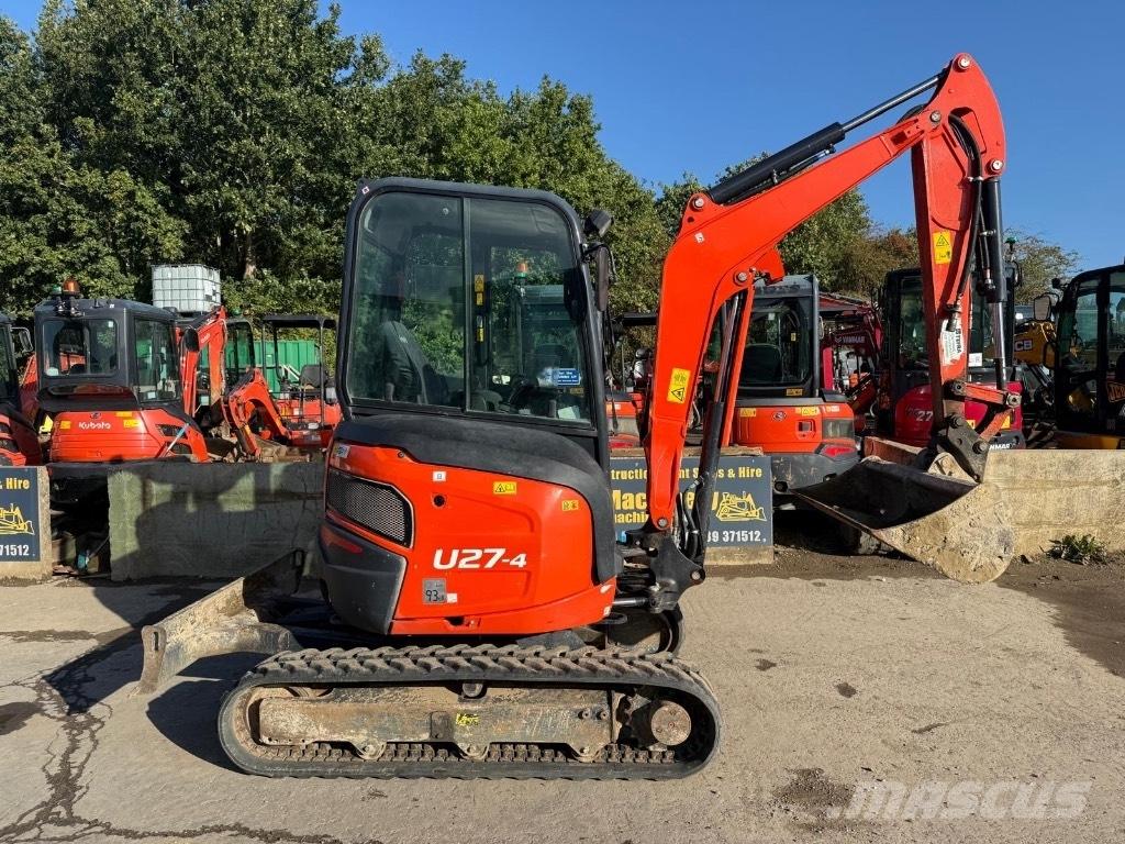 Kubota U 27-4 حفارات صغيرة أقل من 7 طن (حفارات صغيرة)