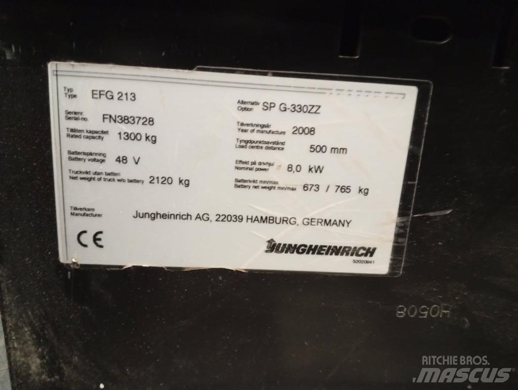 Jungheinrich EFG213 شاحنات ذات رافعات شوكية تعمل بالكهرباء