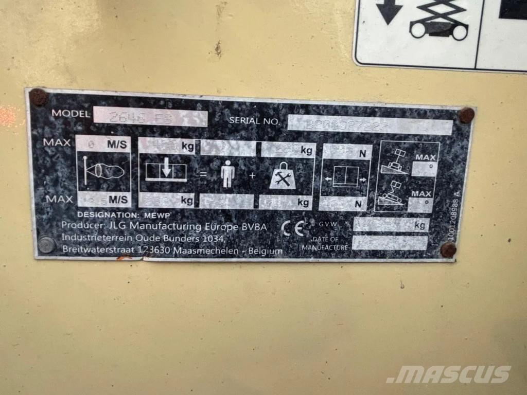 JLG 2646 ES رافعات سلة مفصلية