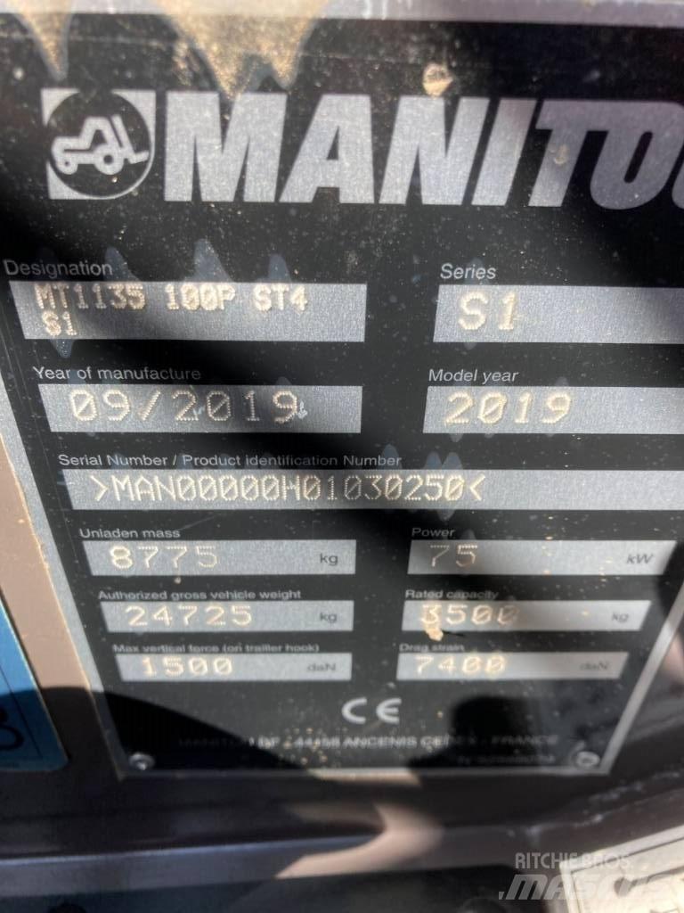 Manitou MT 1135 مناولات متداخلة