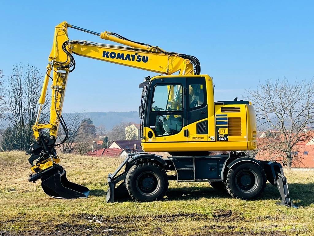 Komatsu PW148-10 حفارات بعجل