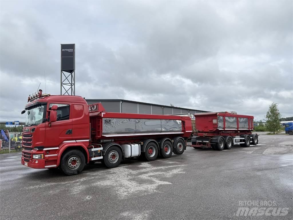 Scania R 730 10X4 شاحنات قلابة
