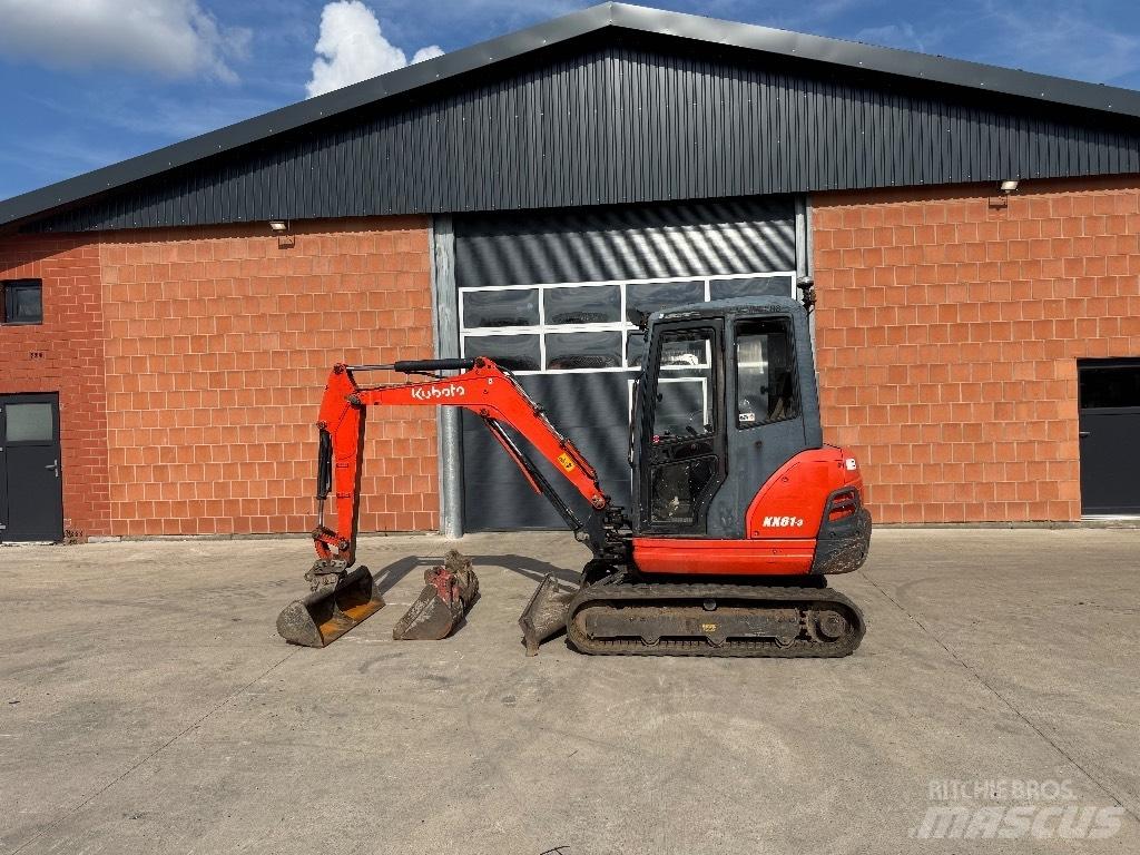 Kubota KX 61-3 حفارات صغيرة أقل من 7 طن (حفارات صغيرة)