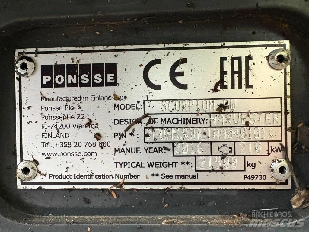 Ponsse Scorpion حصادات