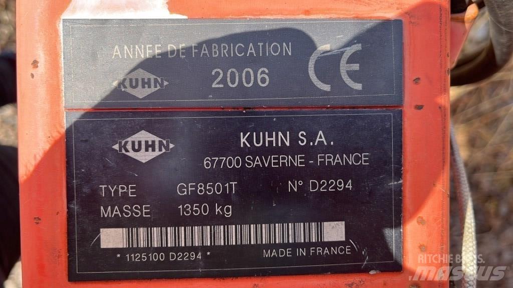 Kuhn GF 8501 T مكابس وميبسات التبن