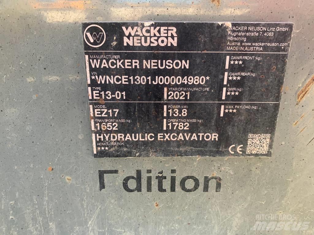 Wacker Neuson EZ 17 حفارات صغيرة أقل من 7 طن (حفارات صغيرة)