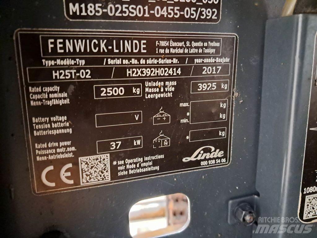 Linde H25T-02 شاحنات LPG