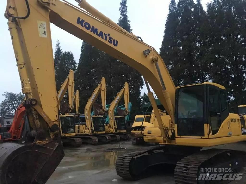 Komatsu pc200-7 حفارات زحافة