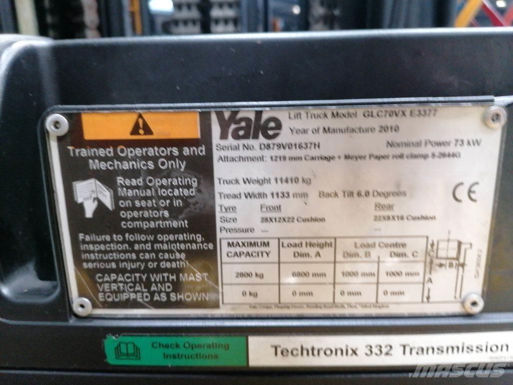 Yale VX70 شاحنات LPG