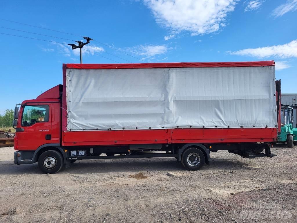 MAN 12.250 TGL شاحنات بغطاء جانبي