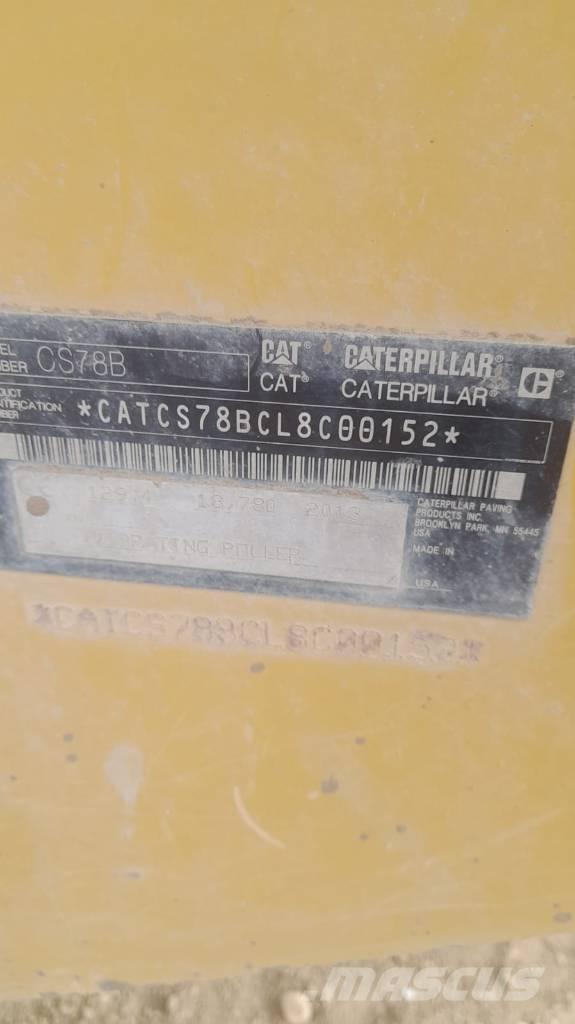 CAT CS 78 B مداحل أحادية الأسطوانة