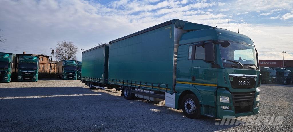 MAN TGX 18.420 شاحنات بغطاء جانبي