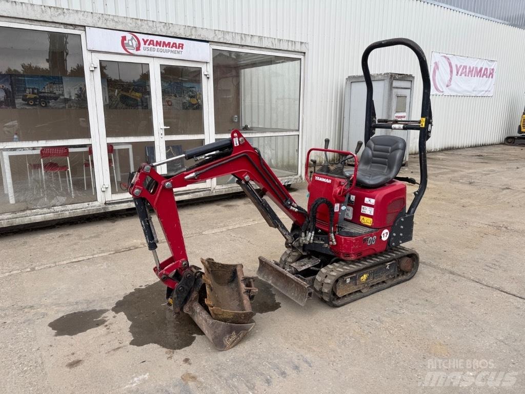 Yanmar SV08 (1D879) حفارات صغيرة أقل من 7 طن (حفارات صغيرة)