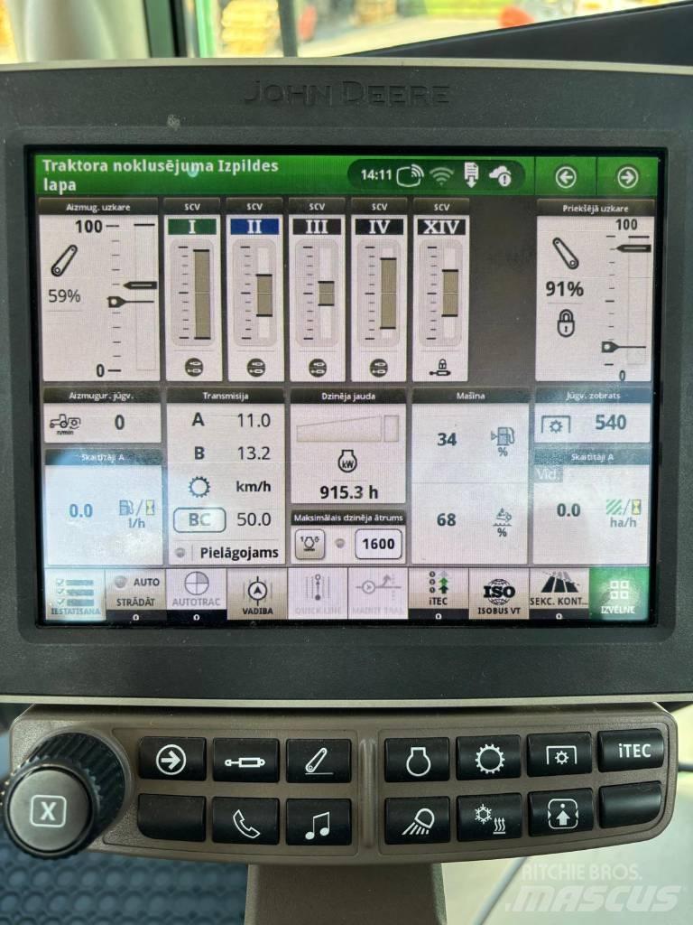 John Deere 6155 R الجرارات
