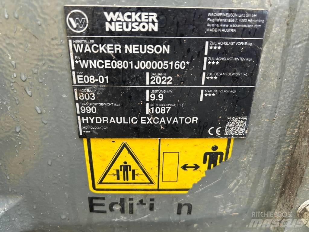 Wacker Neuson 803 حفارات زحافة