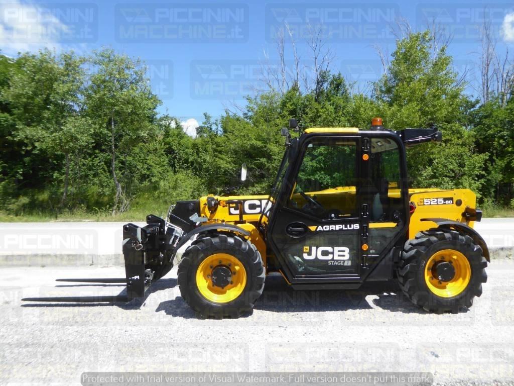 JCB 525-60 Agri Plus مناولات متداخلة