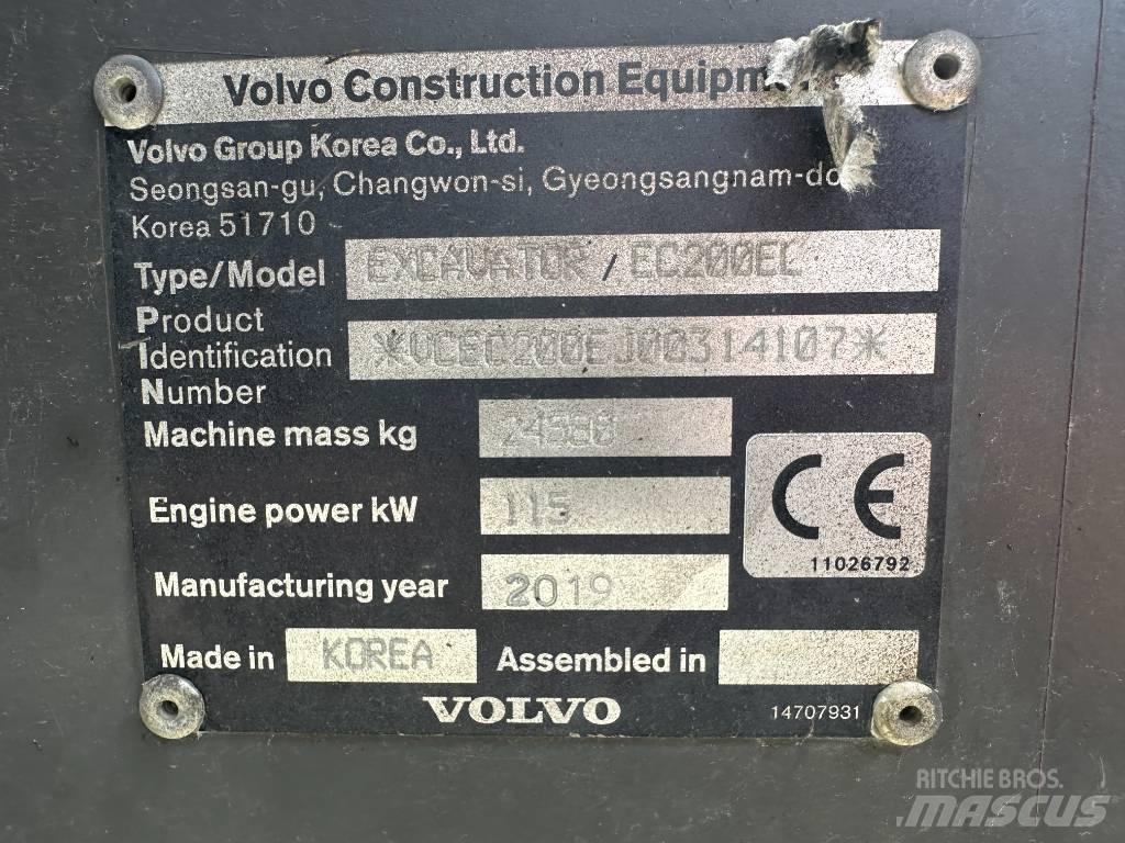 Volvo EC 200 EL حفارات زحافة