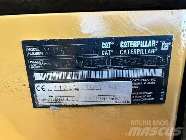 CAT M 314 F حفارات بعجل
