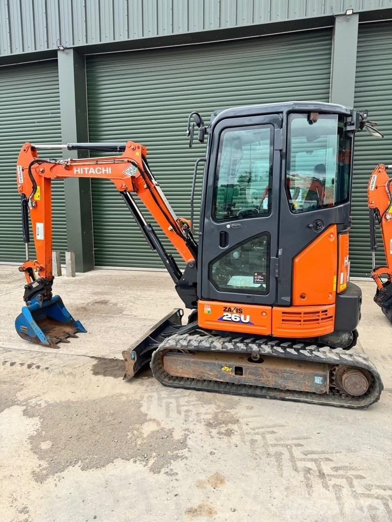 Hitachi ZX 26 U-6 CR حفارات صغيرة أقل من 7 طن (حفارات صغيرة)