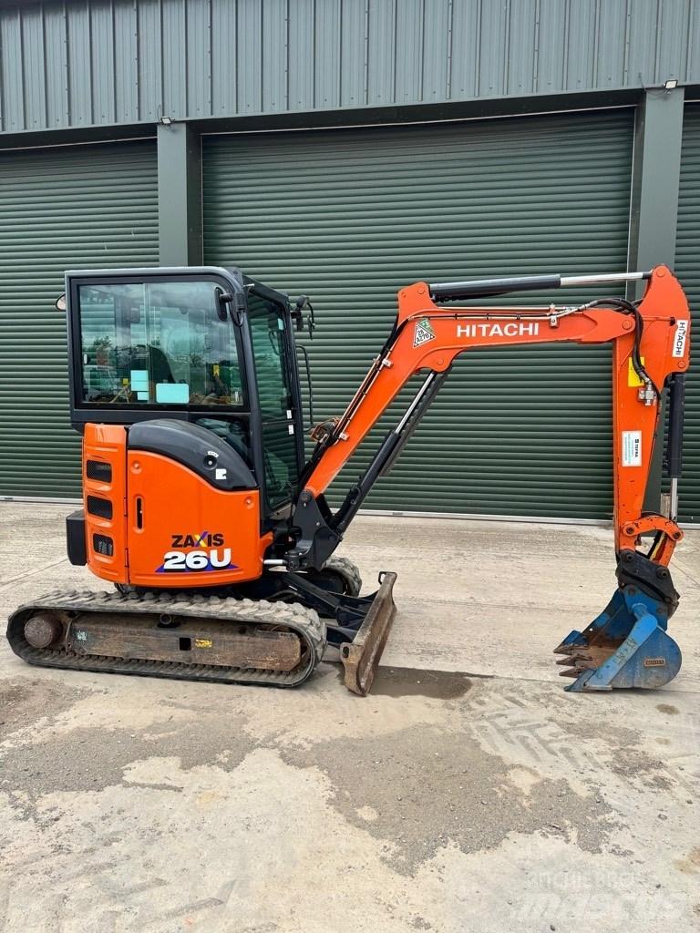 Hitachi ZX 26 U-6 CR حفارات صغيرة أقل من 7 طن (حفارات صغيرة)