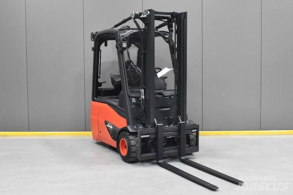 Linde E 18-02 شاحنات ذات رافعات شوكية تعمل بالكهرباء