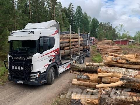 Scania R580B6X4NB شاحنات أشجار