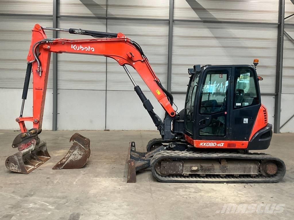 Kubota KX 080-4 A حفارات وسط 7 طن - 12 طن