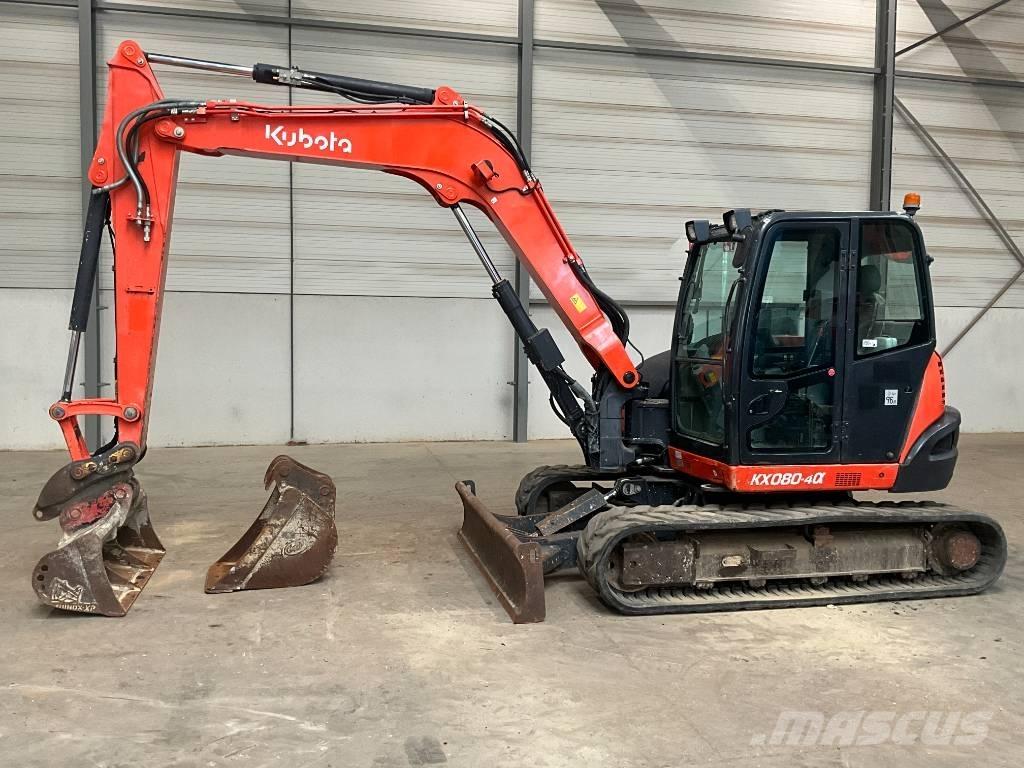 Kubota KX 080-4 A حفارات وسط 7 طن - 12 طن