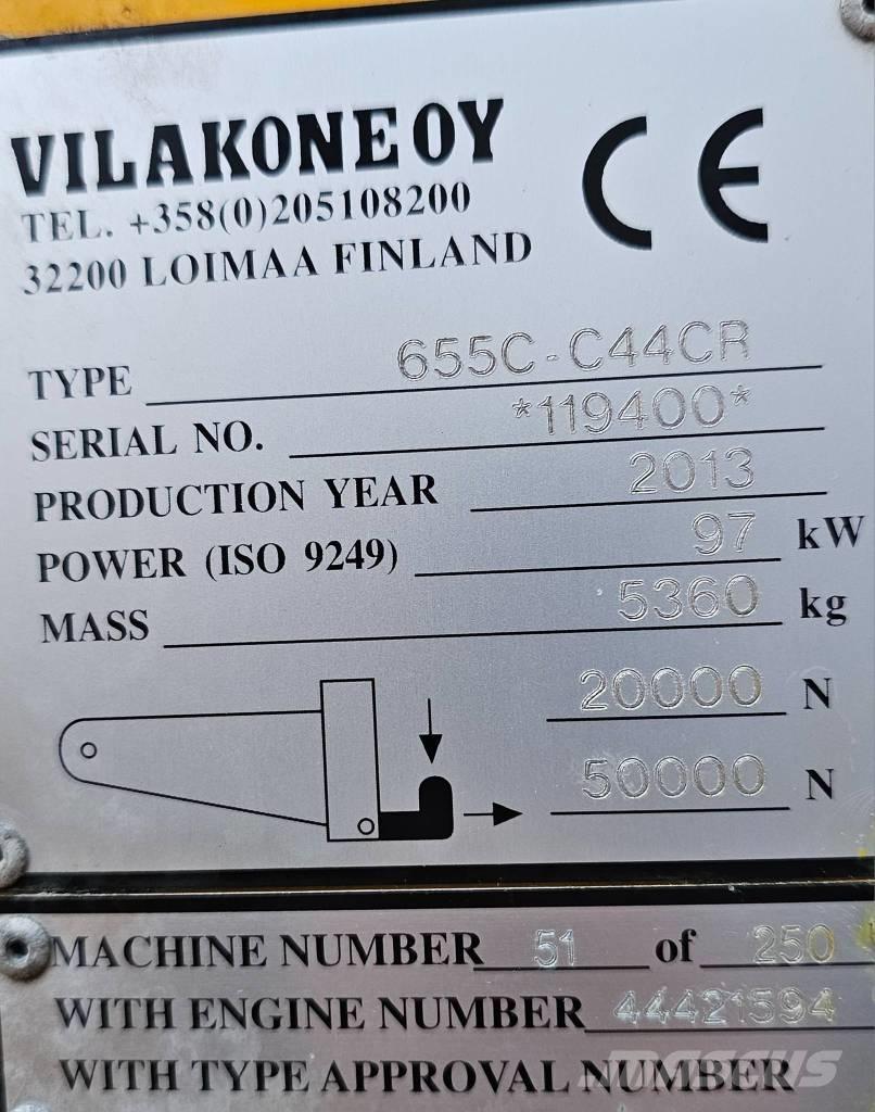 Wille 655 C حفارات بعجل