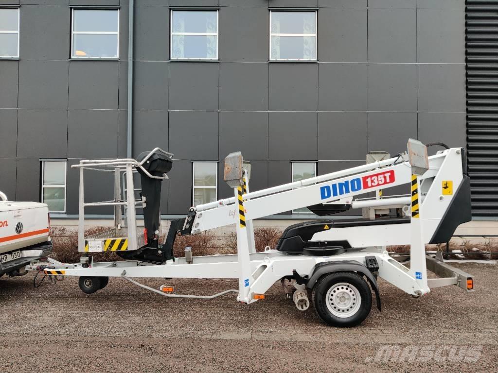Dino 135 T Skylift المنصات الهوائية المثبتة على مقطورة