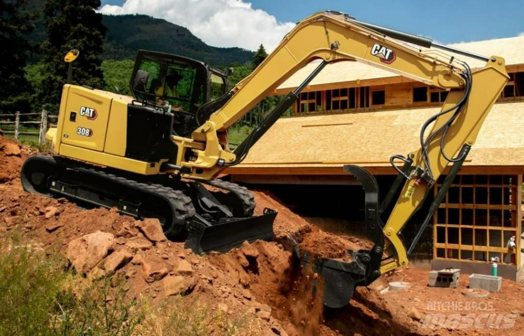 CAT 308 E CR UTHYRES حفارات وسط 7 طن - 12 طن