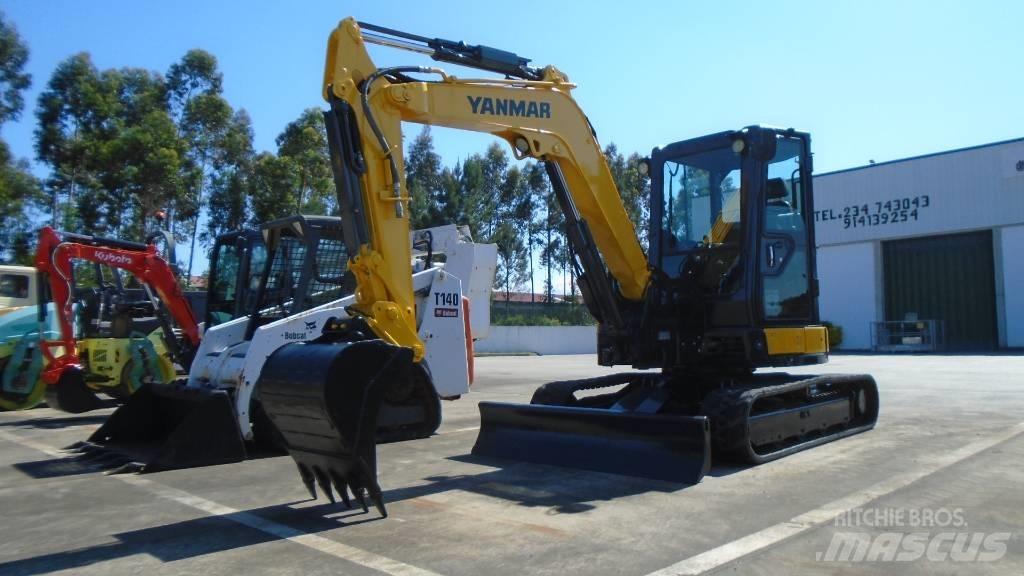 Yanmar Vio 50-6A حفارات صغيرة أقل من 7 طن (حفارات صغيرة)