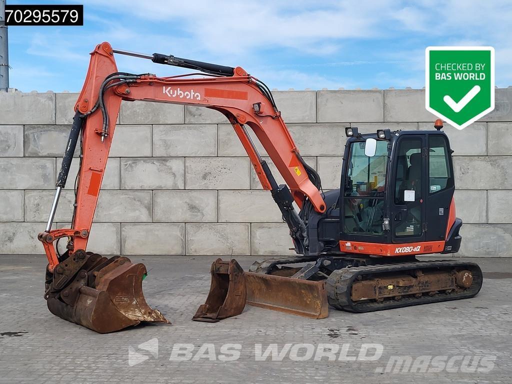 Kubota KX080-4a حفارات صغيرة أقل من 7 طن (حفارات صغيرة)